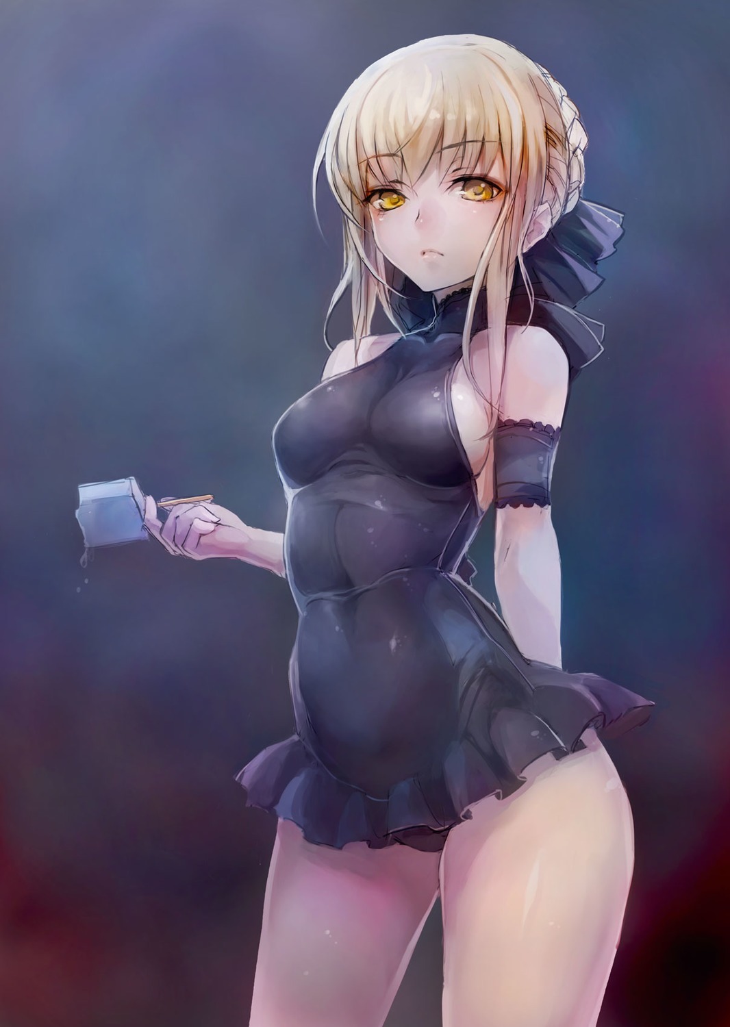 akira-europe:  fate/stay night fate/zero saber saber alter swimsuits taishi (picchiridou)