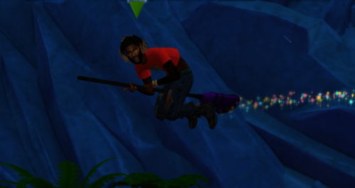 I hoped we would be able to fly around on our brooms in Realm of Magic instead of up in the air and 