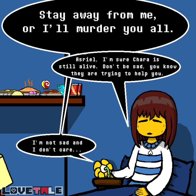 LOVEtale Redemption — I will break the 4TH Wall to hug flowey if I must,...