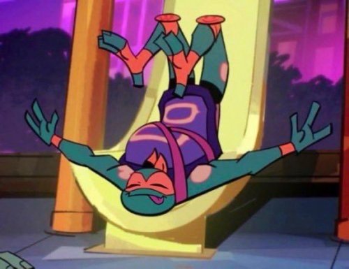 I Redrew This Screenshot Of Mikey Being A Goof