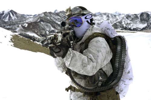 cotx9:  john-paul-jonesing-for-a-fight:  militaryarmament:  United States Navy Promotional shots of Navy SEALs during arctic mountain warfare.   I can’t unsee this!  Such operate