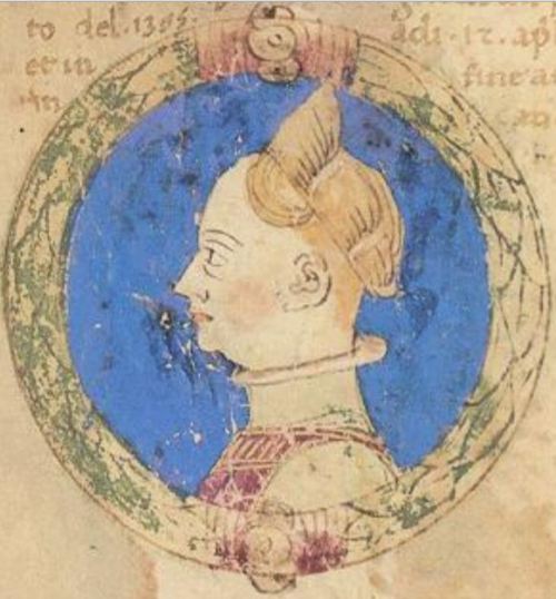 Illustrations from an Italian Renaissance manuscript “Genealogia dei Principi d'Este”, c. 1476