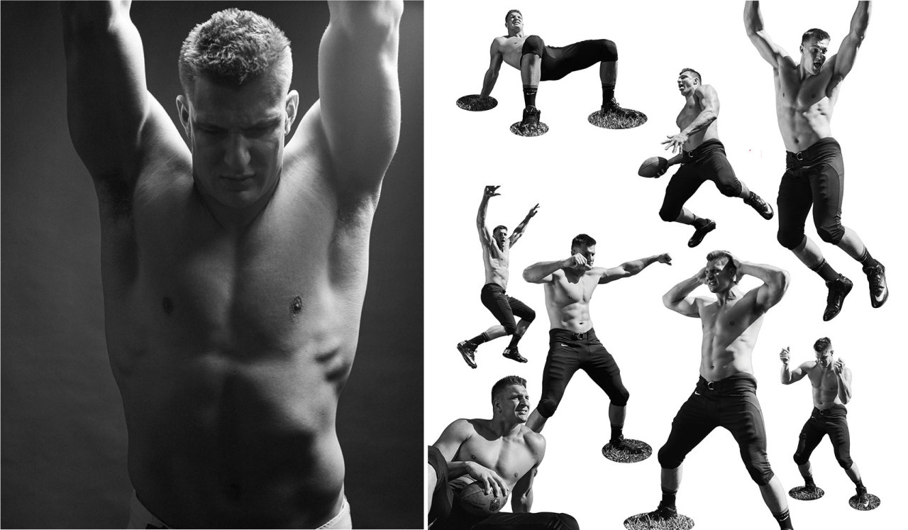 mynewplaidpants:  Rob Gronkowski in DuJour Magazine – MORE HERE