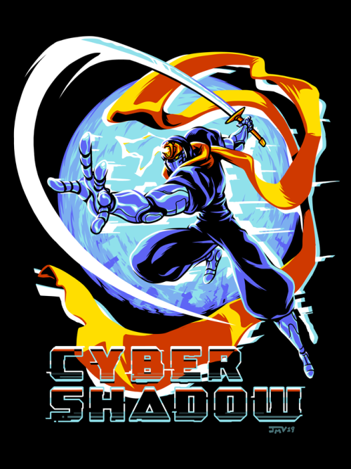 Cyber Shadow Shirt Design for Fangamer and Yacht Club Games