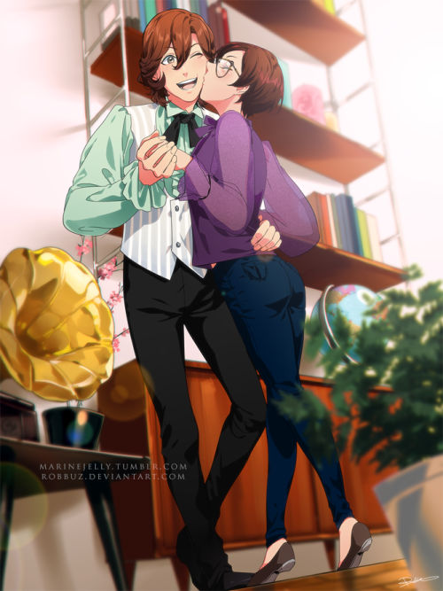 Utapri Commissions for Marta Teixeira feautiring her and Reiji <3 thank you so much!!Please, DO N