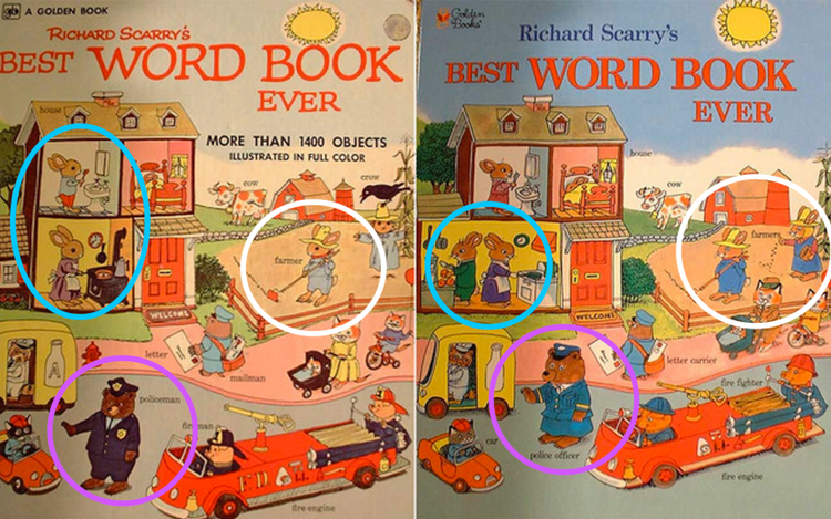georgetakei:  Scarry progressive.Changes To Your Favorite Childhood Book Reveal How