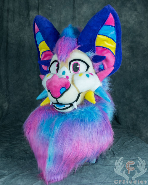  A bright and colorful suit to celebrate Fursuit Friday! 