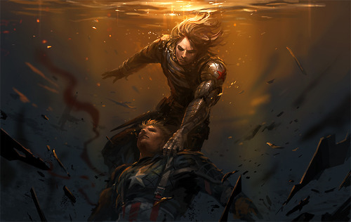 dumbblonde5616:  Beautiful art by Santara (I can’t find a link to source her so if anyone can feel free to do so)