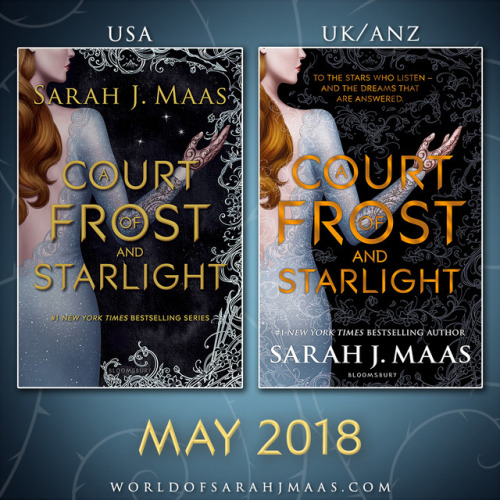 worldofsarahjmaas: Here’s the cover for A COURT OF FROST AND STARLIGHT! How excited are you for May 
