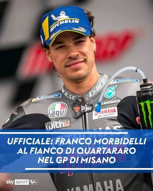 💪 Franco ci sarà ed inizierà la sua avventura
🔥 con il team ufficiale
I DETTAGLI ➡ http://tiny.cc/Morbidelli_Misano
https://www.instagram.com/p/CTt9xvwN_8M-_nY6umq5f_Otn_HypsbuzA8b_40/?utm_medium=tumblr