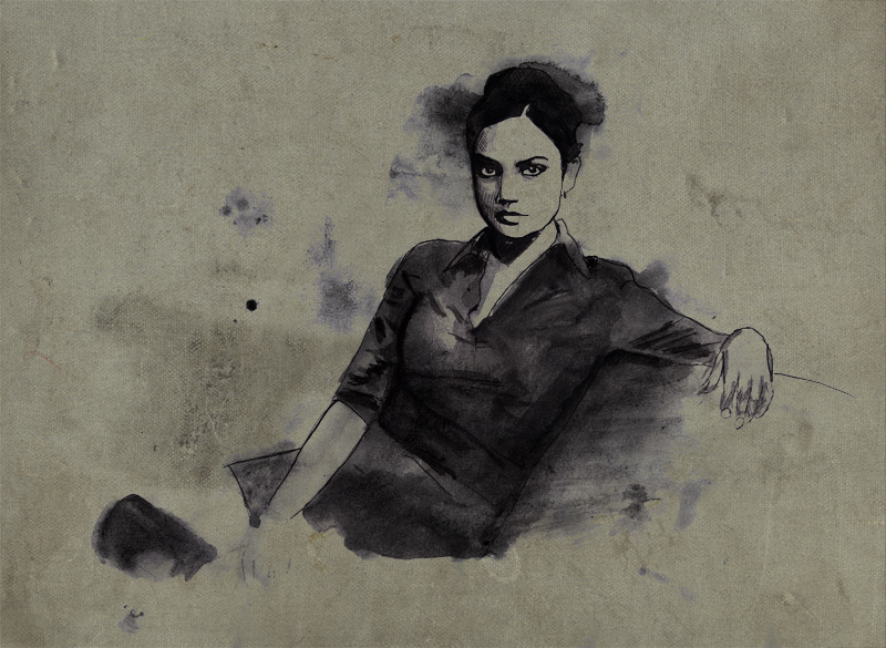 helene-draws:  Kalinda Sharma. My main reason for watching The Good Wife. ——Black
