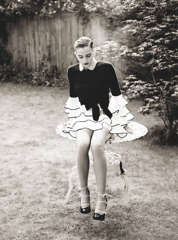 pinkandpleated:  Emma Watson, by Mariano Vivanco 