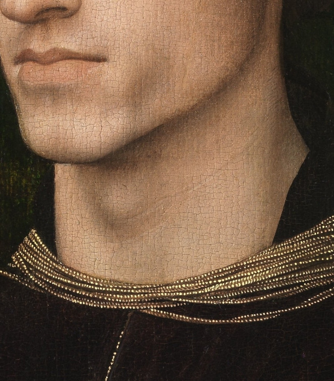 detailsofpaintings:  Roger van der Weyden, Portrait de Philippe de Croÿ (details)