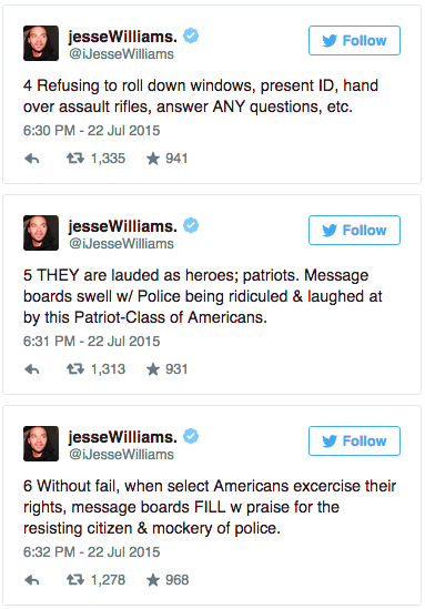 salon:  Read Jesse Williams’ epic Twitter essay on police racism
