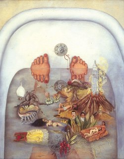 nieolga:  Frida Kahlo - What I Saw in the Water (1938) 