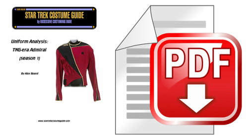 TNG season 1 admiral uniform analysis - free PDF download!www.startrekcostumeguide.com/2018/1