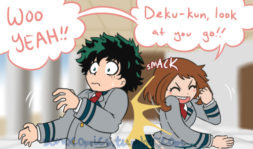 sonocomics: Thankfully they were indoors so Izuku didn’t just         