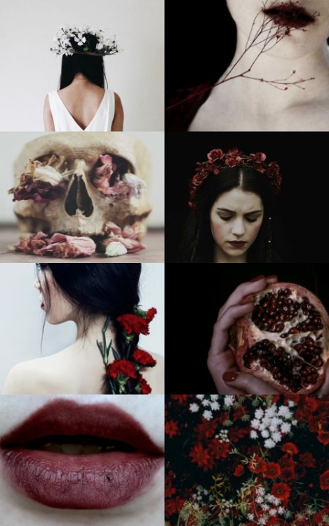 mayavive:greek gods aesthetic: persephone, the goddess of spring, the queen of the underworld. Lost 