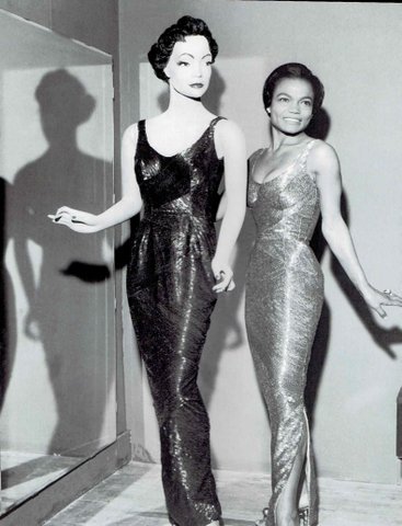 vintageblackglamour:  This iconic image of the one and only Eartha Kitt appears in