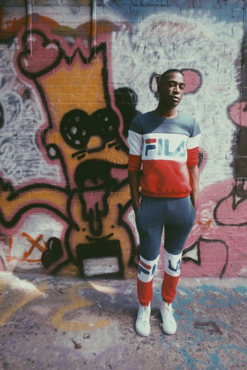 blackfashion: Filas and Bart Simpson  Jeff Ringgold, 26, Maryland  Instagram @columbo7  Photographer’s Instagram @jart21 