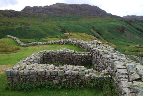 thesilicontribesman:Hardknott Roman Fort (Outer Wall and Towers), Cumbria, 31.7.18.This is the first