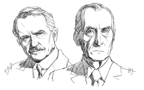 nitefise-art:a reminder that charles dance and sam neill would make an excellent retirement holmes a