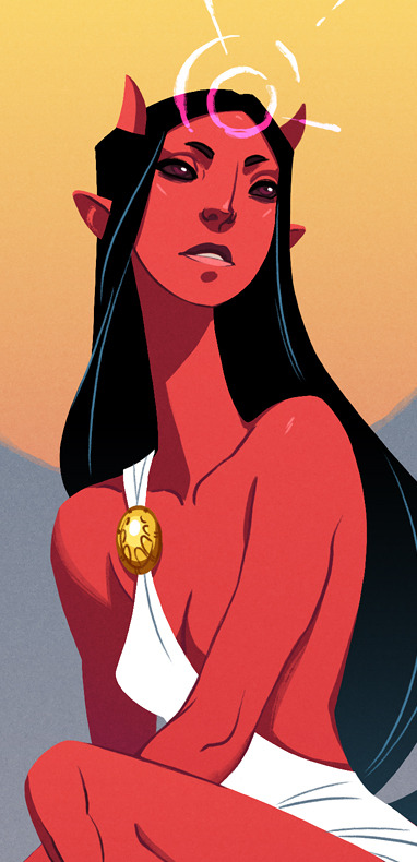 kisskicker:  She is Portia, named for the spider. A demon who eats other demons.