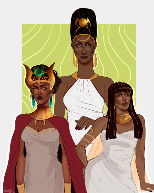 mo0gs:I watched Gods of Egypt online … my god it was so white washed…SO i had to doodle some real Eg