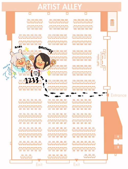 pixiescout:Hello!!!! Fanime is this weekend and I’ll be tabling at 1213 with my best friend Brittney