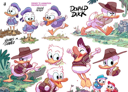 The new Ducktales series has been released on Disney XD. Here are some early research I’ve done for 