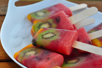 wholelifenutrition:  Watermelon Whole Fruit Popsicles Cool down this summer with