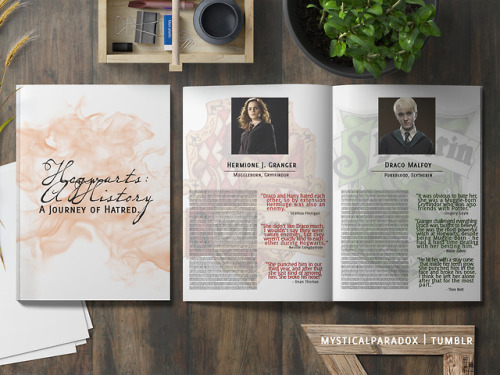 mysticalparadox: ↳ chapter 7: draco malfoy &amp; hermione granger- the malfoys by rita skeeter [