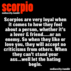 zodiaccity:  Zodiac Scorpio facts.