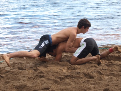 Wrestling practice at the beach&hellip;