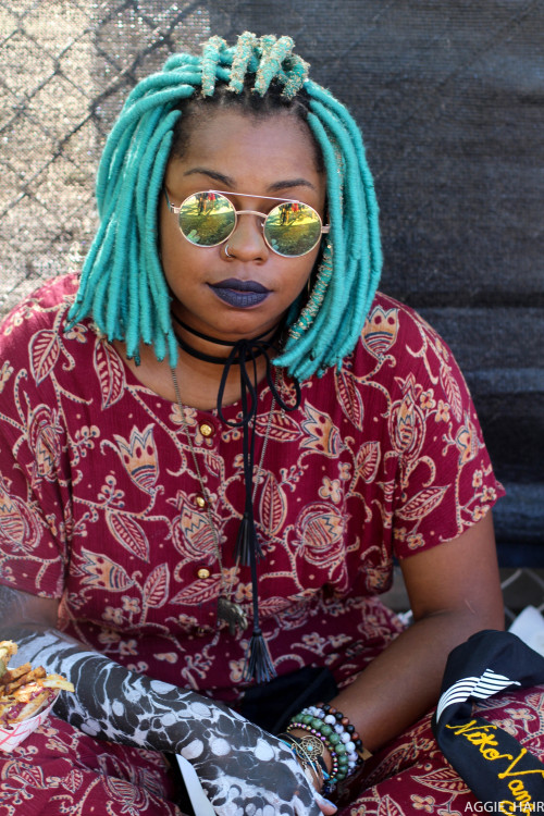 aggienes: Greens and teals and everything in between. Afropunk2016 by Aggie_nes (IG) Aggie_hair (IG) Aggienes (Tumblr) Please tag models 