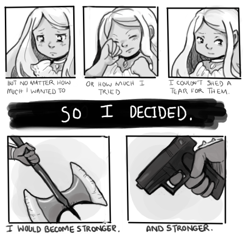 heather-m00ch:fake-heroine:do me a favor and don’t look at the last panel. do me a favor and don’t l