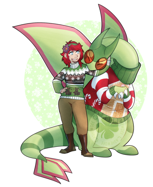cashewdee: Holiday Commission for @aservantnamedketchup!