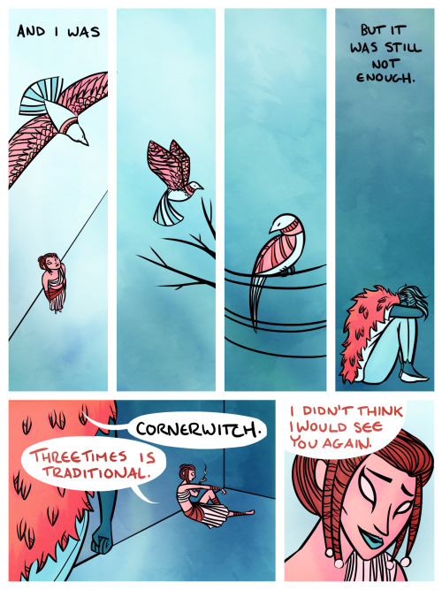grypphix: charminglyantiquated: a short comic about witches and wishes and wanting things. I WILL NE