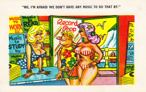 girlsgonevinyl:  “NO, I’M AFRAID WE DON’T HAVE ANY MUSIC TO DO THAT BY.”