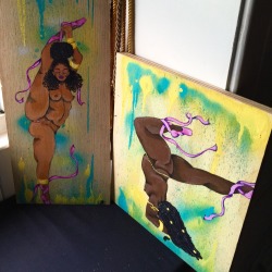 roevision:  My first time painting on wood 🙄😬🎨  but FUCK THE WORLD’S VISION OF “body standards” !!!!!!!!!!!!!!!!!!!!!!!!!