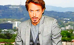 kayytx:  DOWNEYSDUCKLINGS’ RDJ birthday countdown8/14| talk shows  “Thank you for not inviting me to be in the Handsome Men’s Club.”  