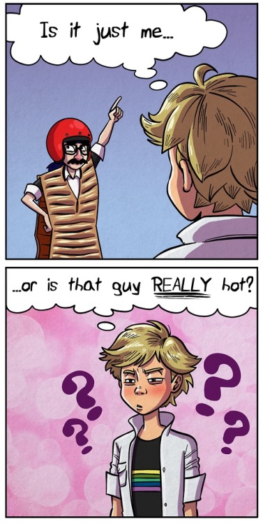 adobsonartworks: No, Adrien. It’s not just you. That guy really IS that hot!