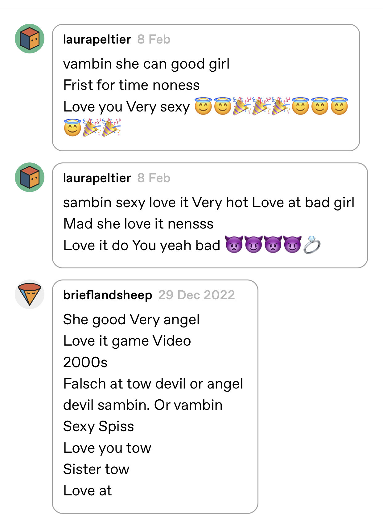ecstasydemon:ecstasydemon:devilishinteresting comments 