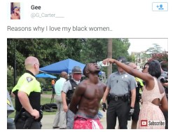 jaiking:  black-actuary:  darvinasafo:  Black Men we must protect our Black Women.  This photo speaks volumes💕  Follow me at http://jaiking.tumblr.com/ You’ll be glad you did.  Always love our sisters.