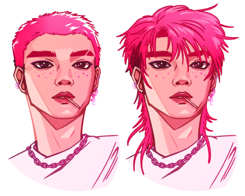 short hair taeyong on the brain