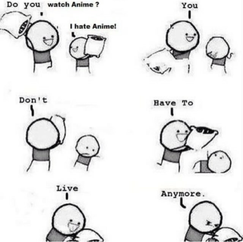 anime-manga-forever-otaku:Me with haters ಠ_ಠ