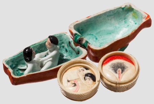 Cased erotic set, Japan, circa 1900.from Herman Historica