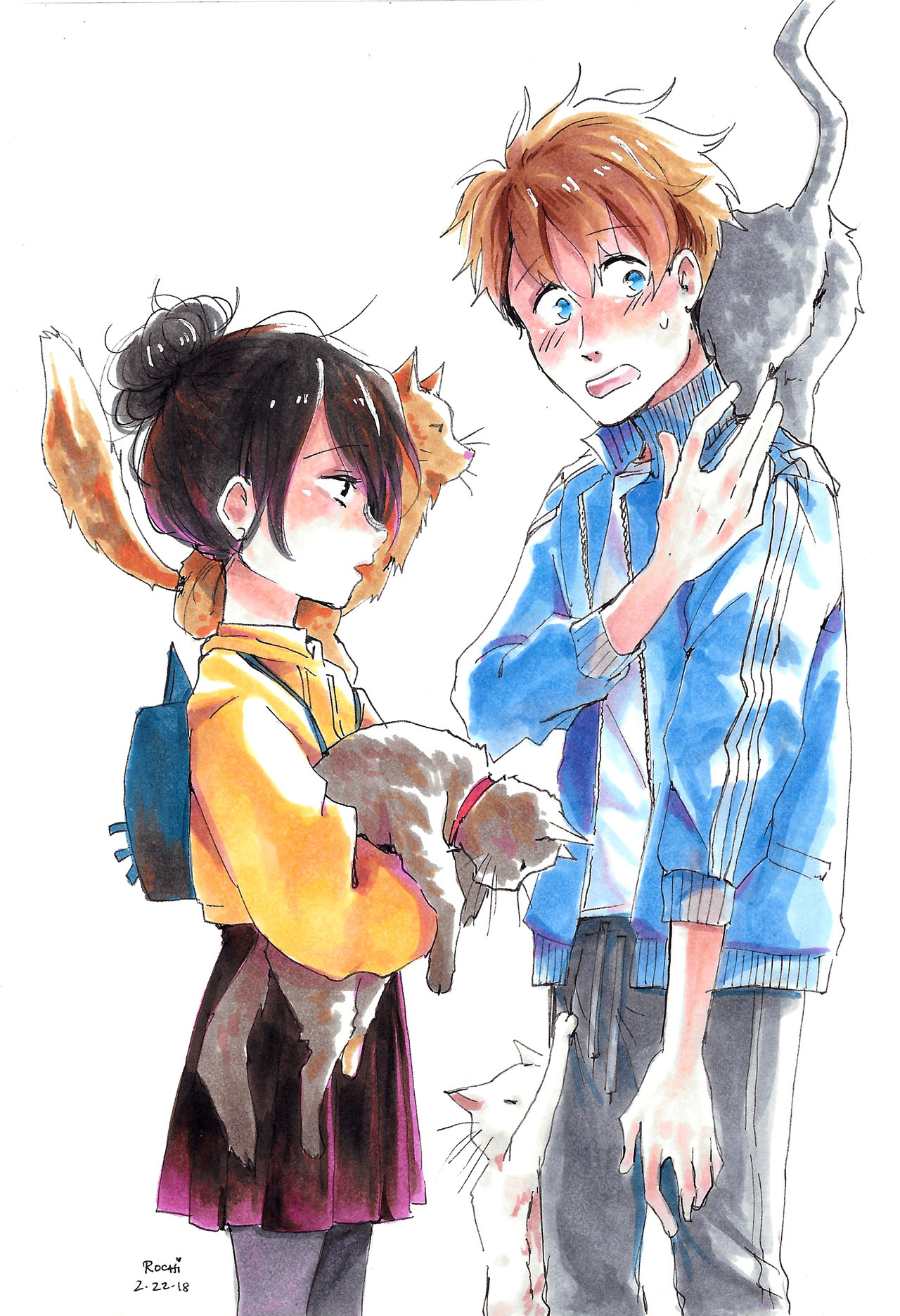 rochichan:  i’ve been practicing with my copics lately cause work makes me tired