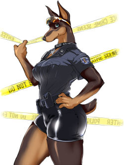 dragondeviant:  Female Cops (source: X, X,