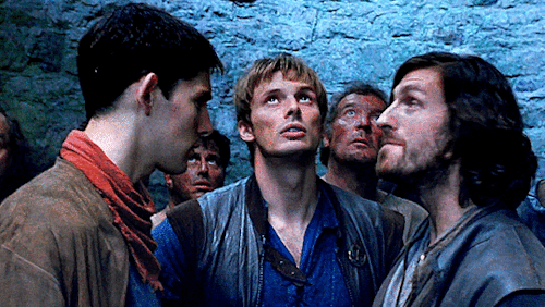 onceandfuturehimbo:CAMELOVE 2021DAY 5: THE MORE THE MERRIER ↣ Merlin/Gwaine/Arthur